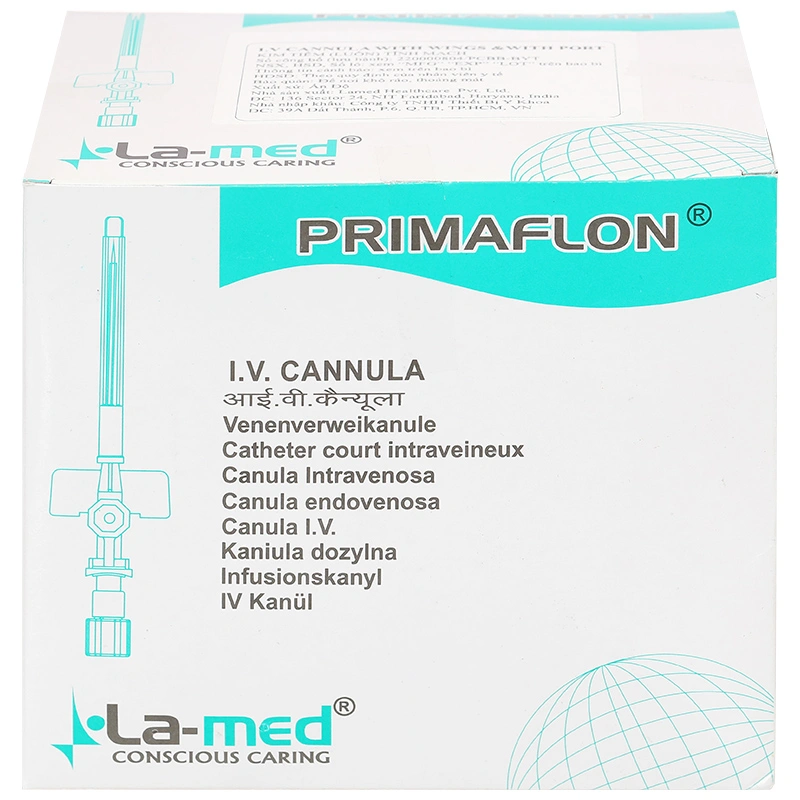Kim luồn Primaflon 22G/25 Ø0.9mm 33ml/min - 1